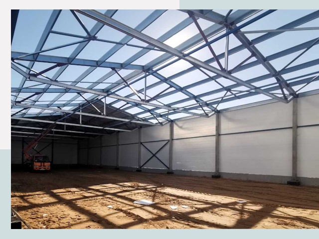 Строительство сенохранилищ в Балашове