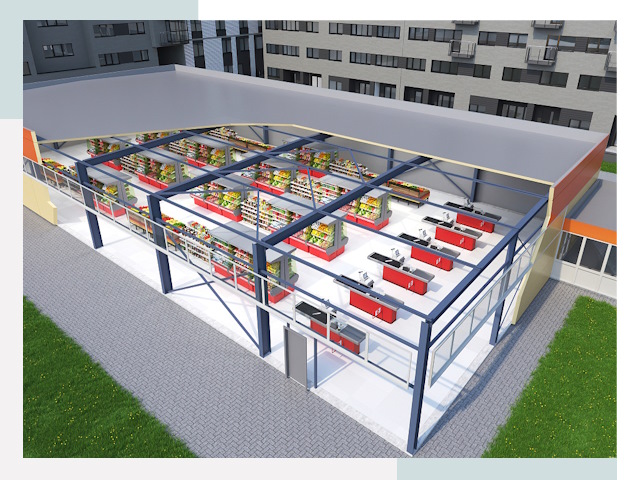 Строительство магазинов в Балашов от 610 руб. за м²