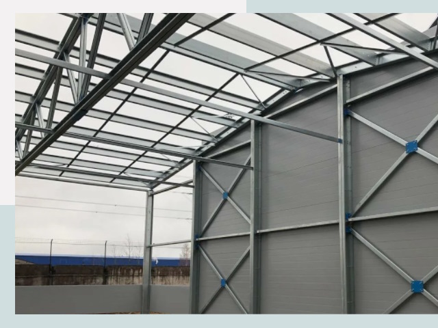 Каркасные ангары от СтальСтрой-Бла по цене от 610 руб.