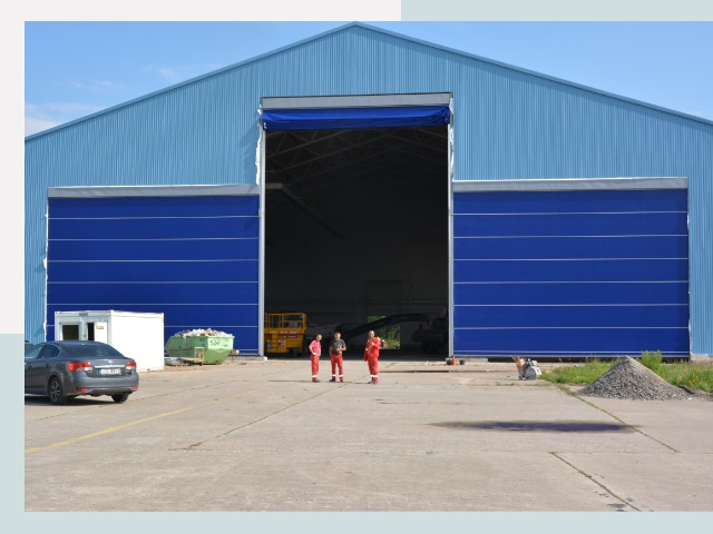 Ангарные ворота в Балашов от СтальСтрой-Бла по цене 610 руб.